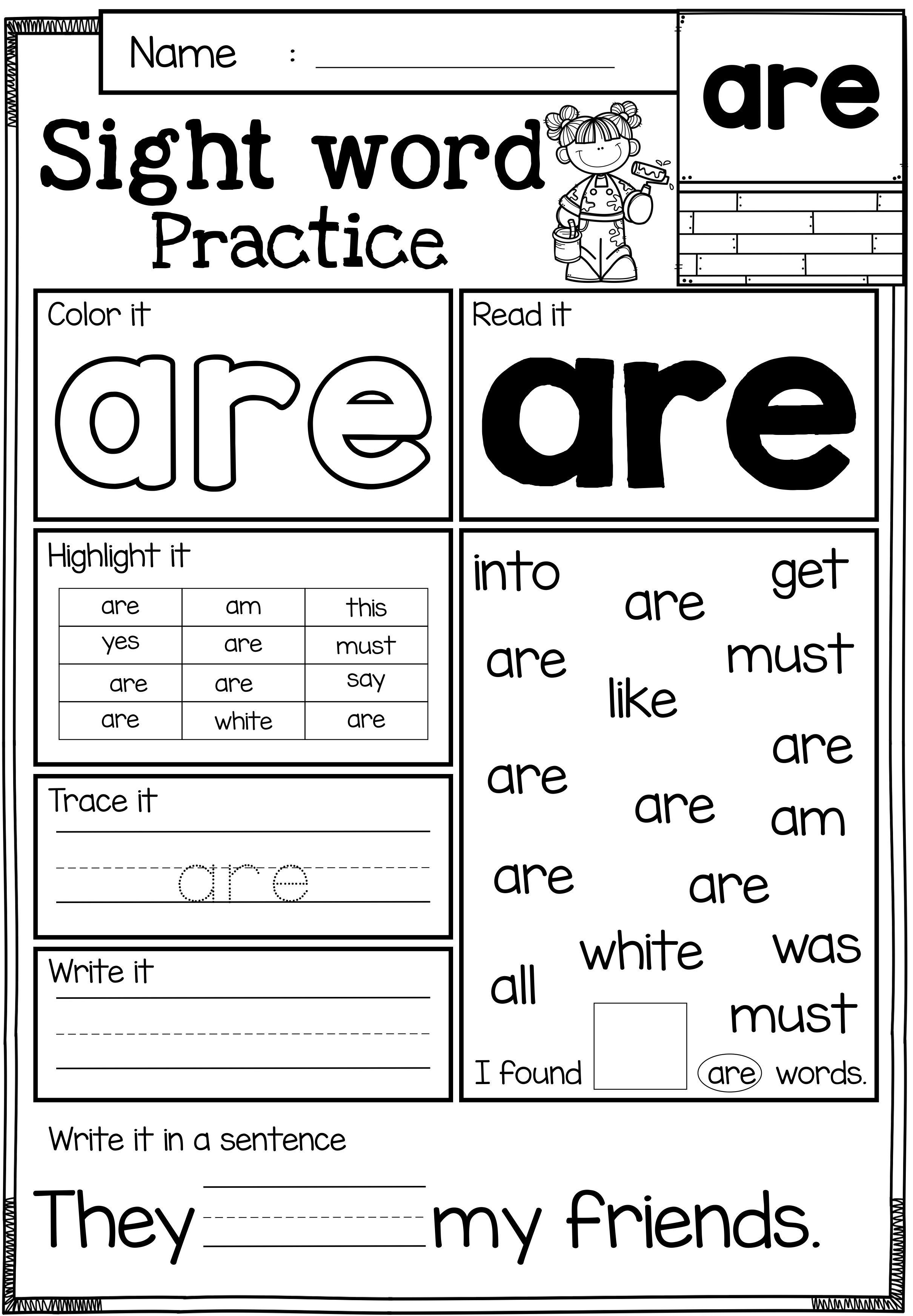 35 Word Search Worksheets For Kindergarten