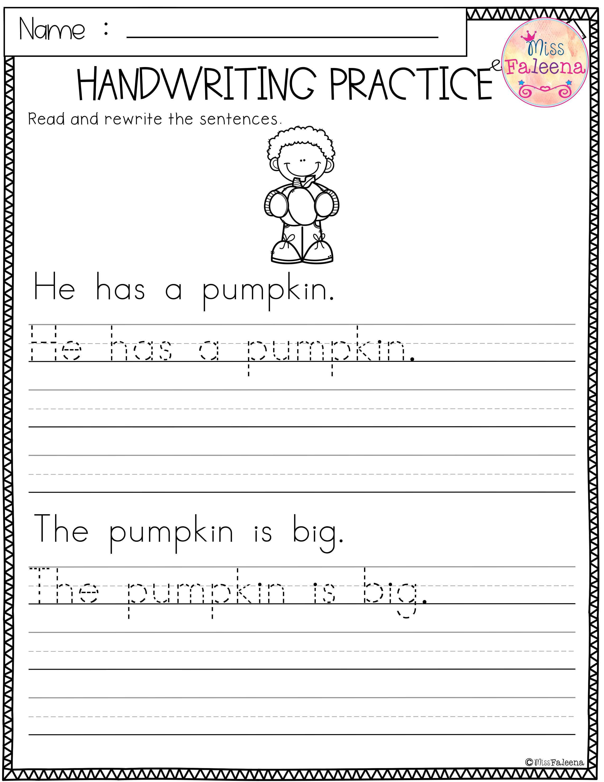 21 Handwriting Worksheets Free Printable 2Nd Grade