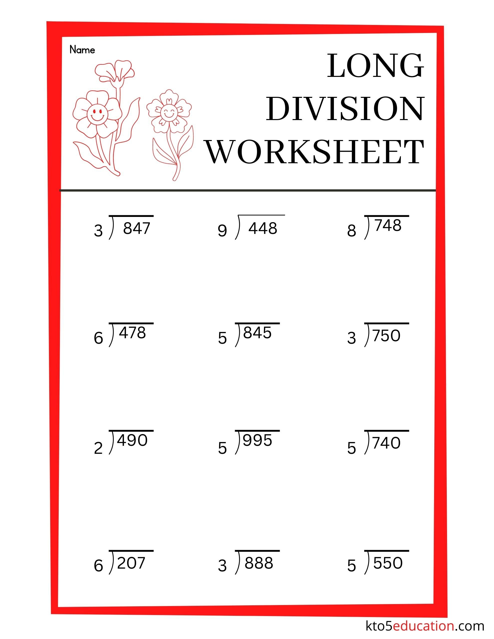 21 Math Worksheets For 4Th Grade Division