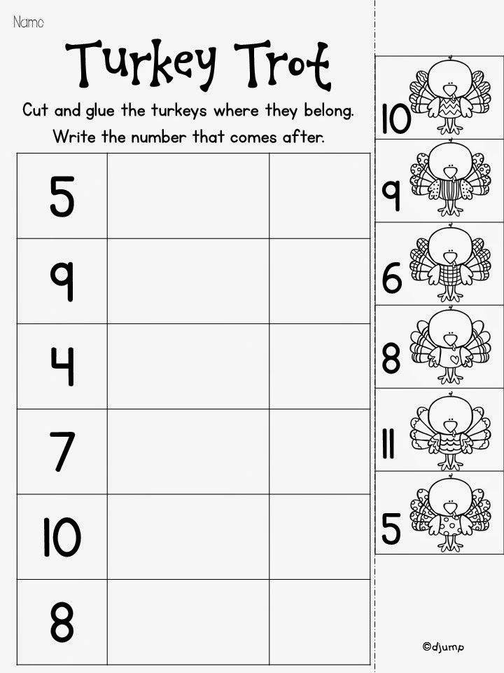 21 November Math Worksheets For Kindergarten