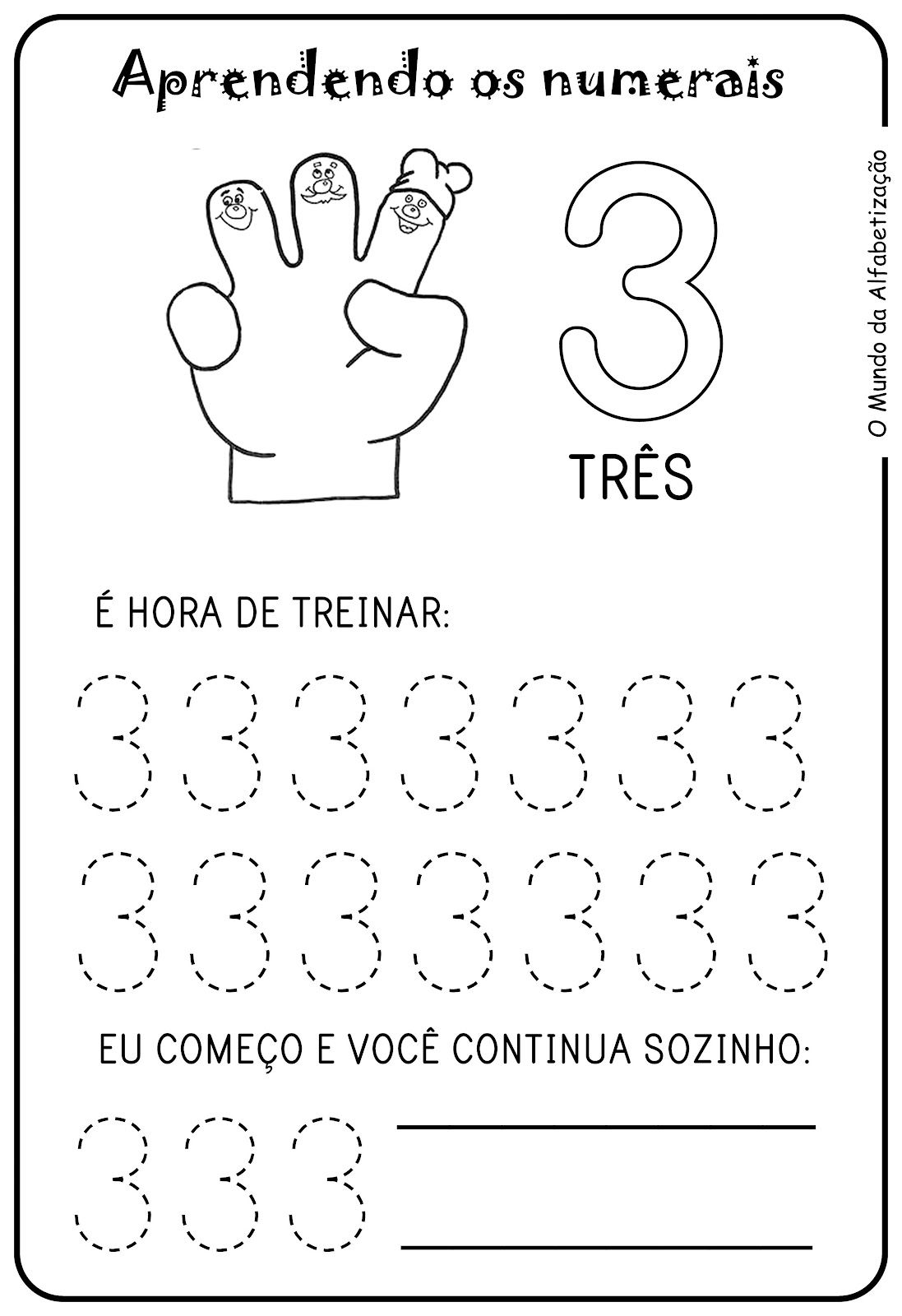 21 Number Tracing Worksheets For Kindergarten