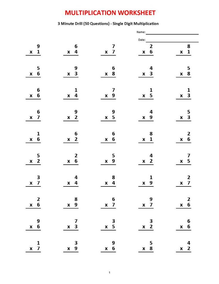 21 Printable Multiplication Worksheets 3Rd Grade