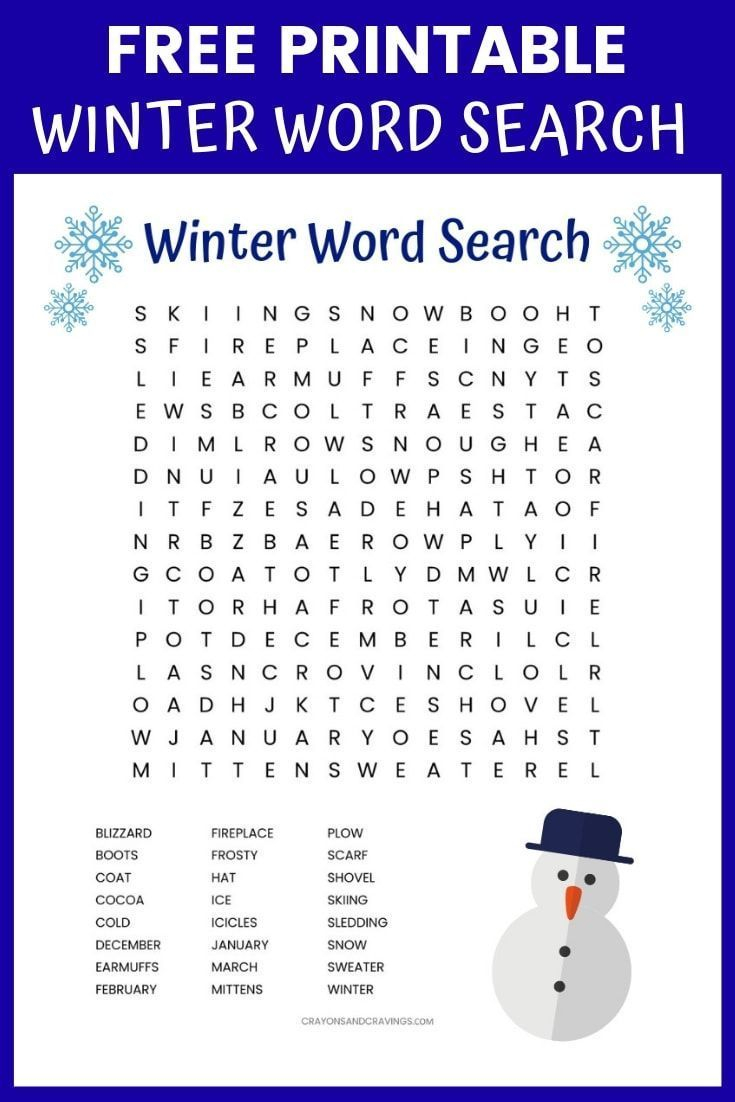 21 Word Search Worksheets For Kindergarten