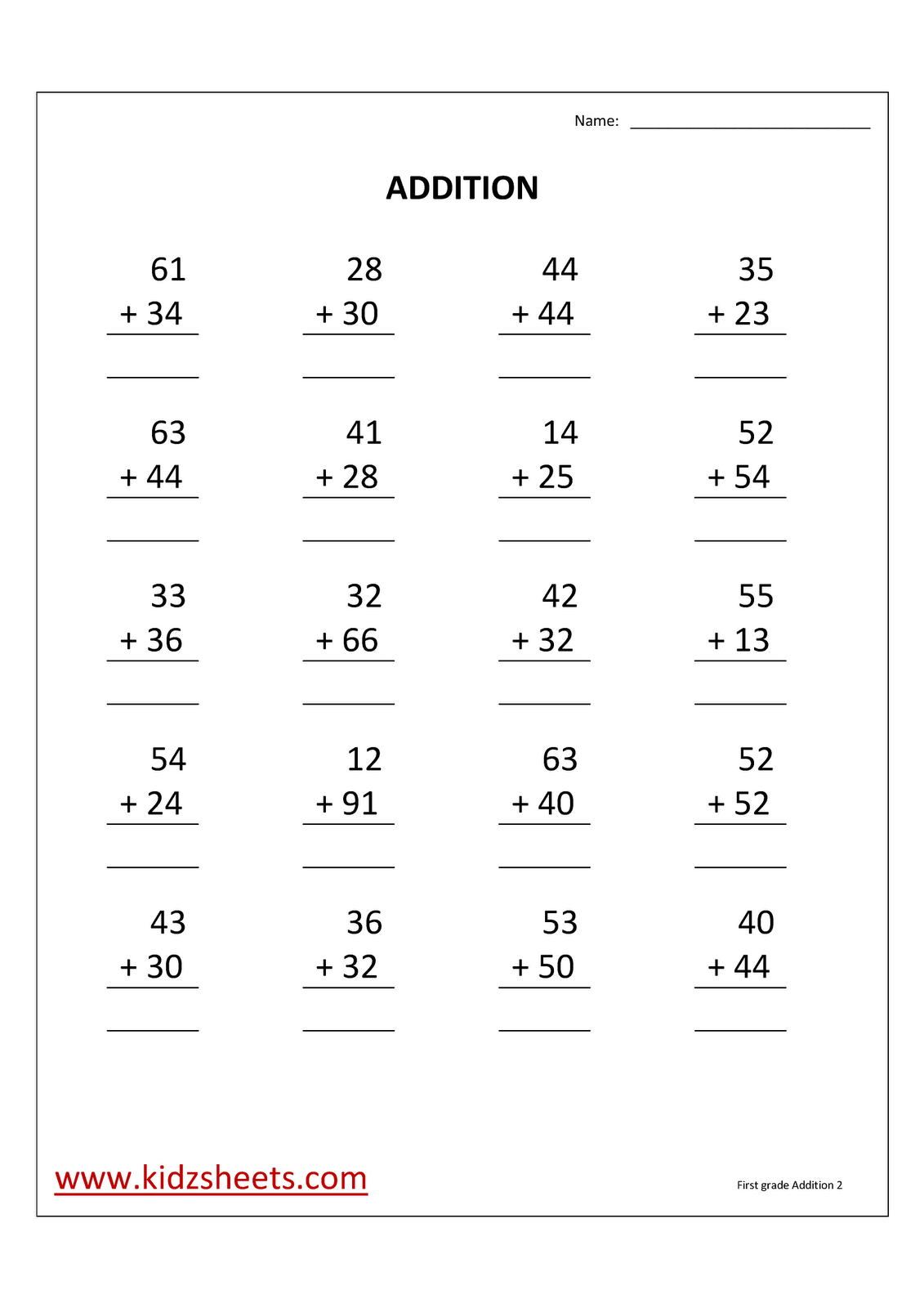 20 1St Grade Worksheets Cbse