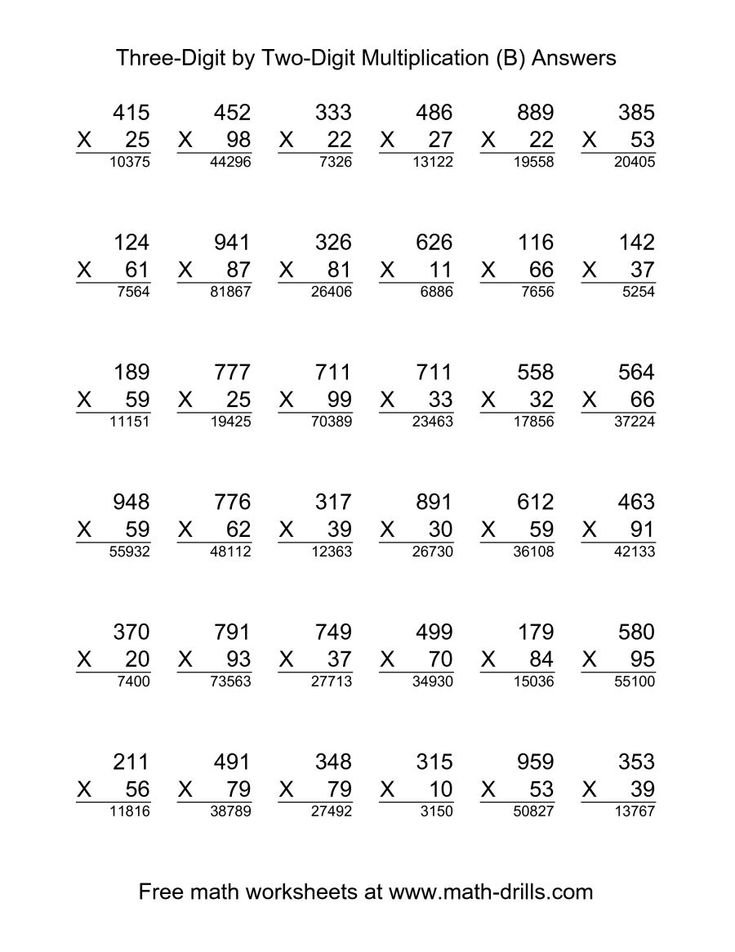 20 2 Digit Multiplication Worksheets For Grade 2 Division