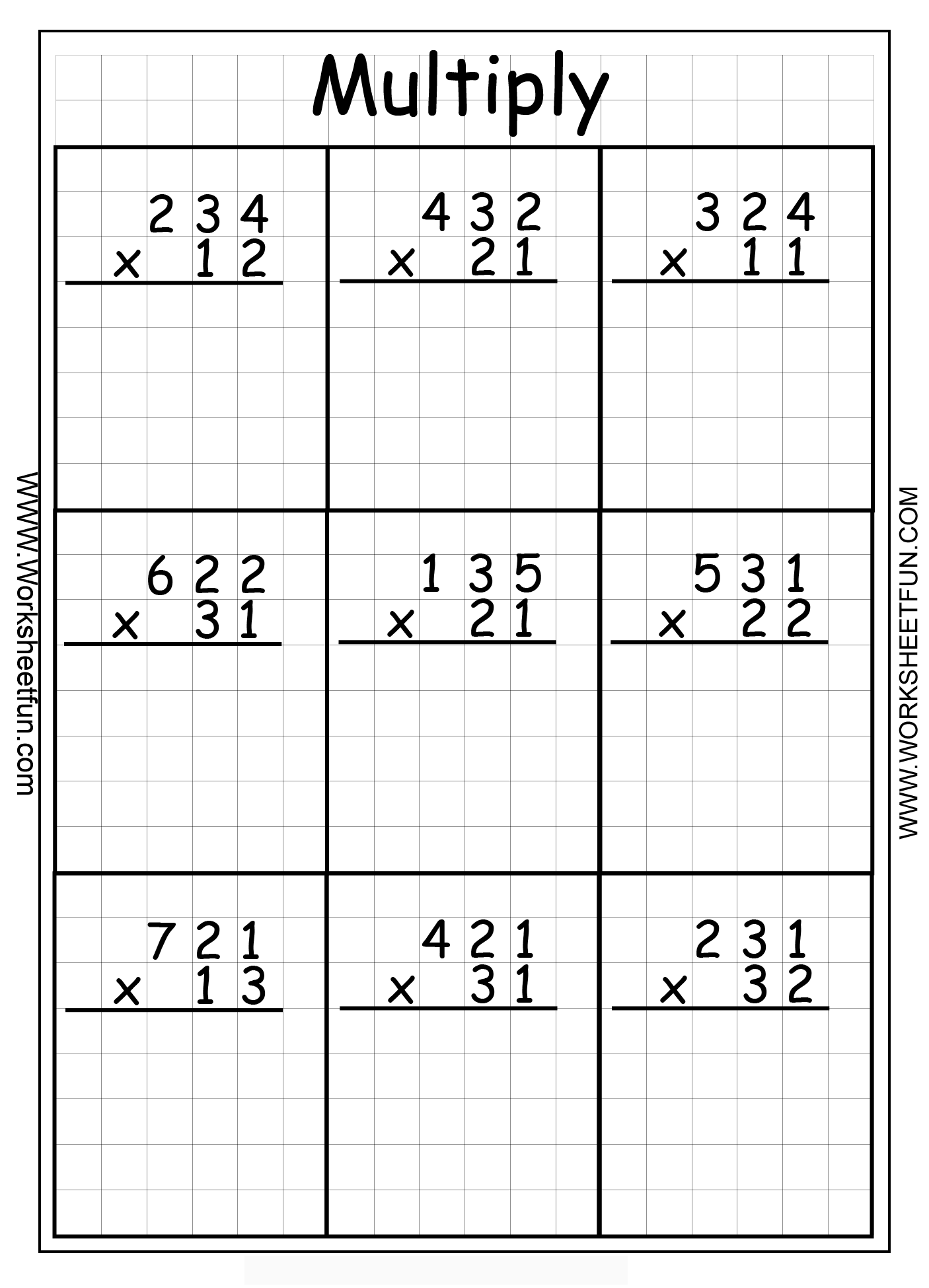 20 2 Digit Multiplication Worksheets For Grade 2 Division