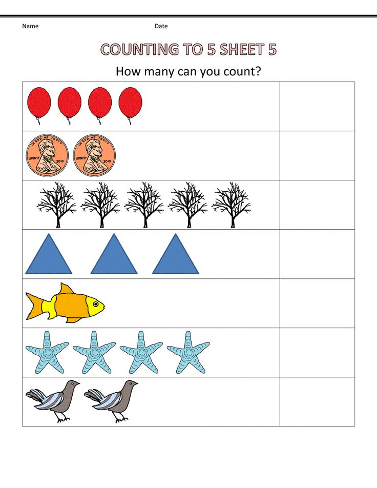 20 Back To School Math Worksheets For Preschool