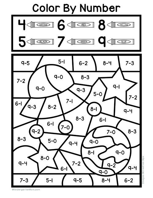 20 Color Addition Worksheets 2Nd