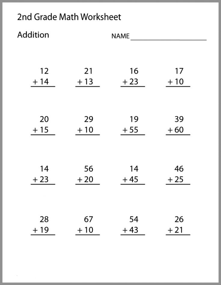 20 Color Addition Worksheets 2Nd