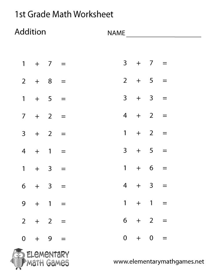 20 Easy Math Addition Worksheets