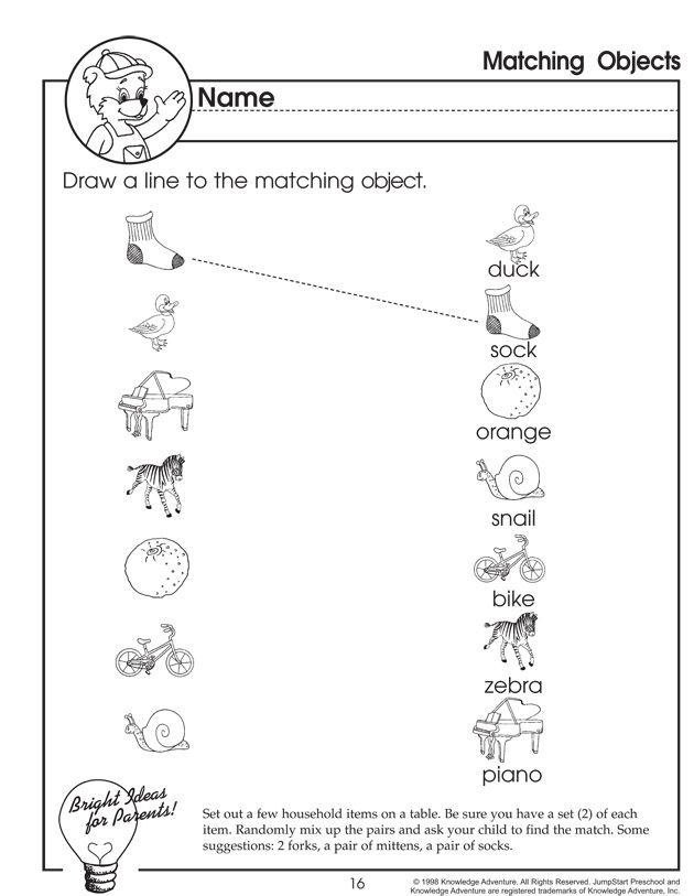 20 English Worksheets For Kindergarten Black And White