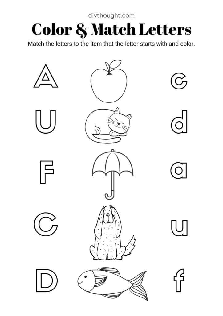 20 English Worksheets For Kindergarten Black And White