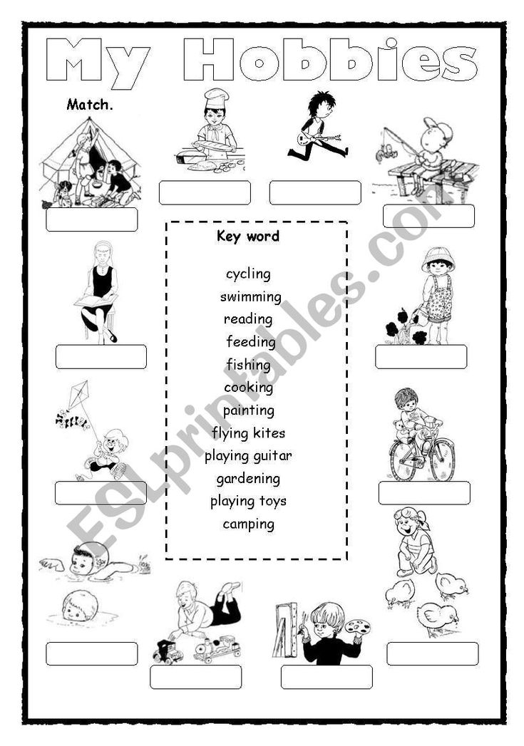 20 English Worksheets For Kindergarten Black And White