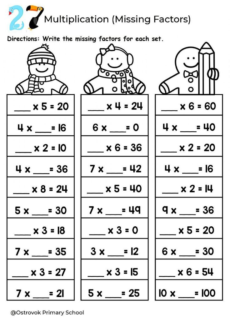 20 Grade 6 Math Worksheets Term 3