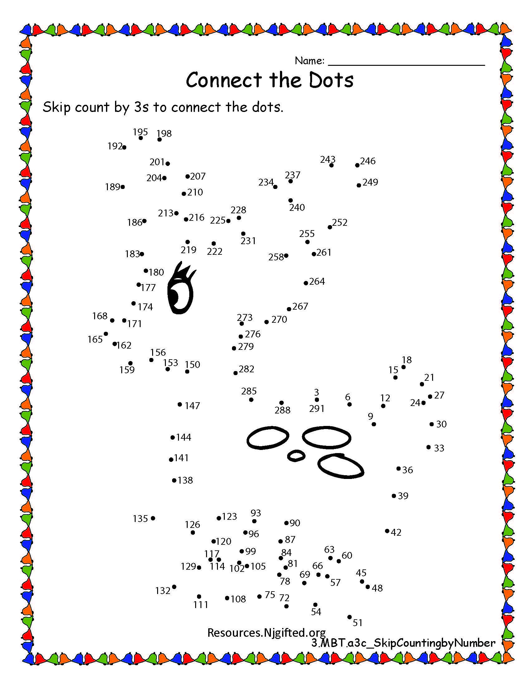 20 Join The Dots Worksheets For Kids Math