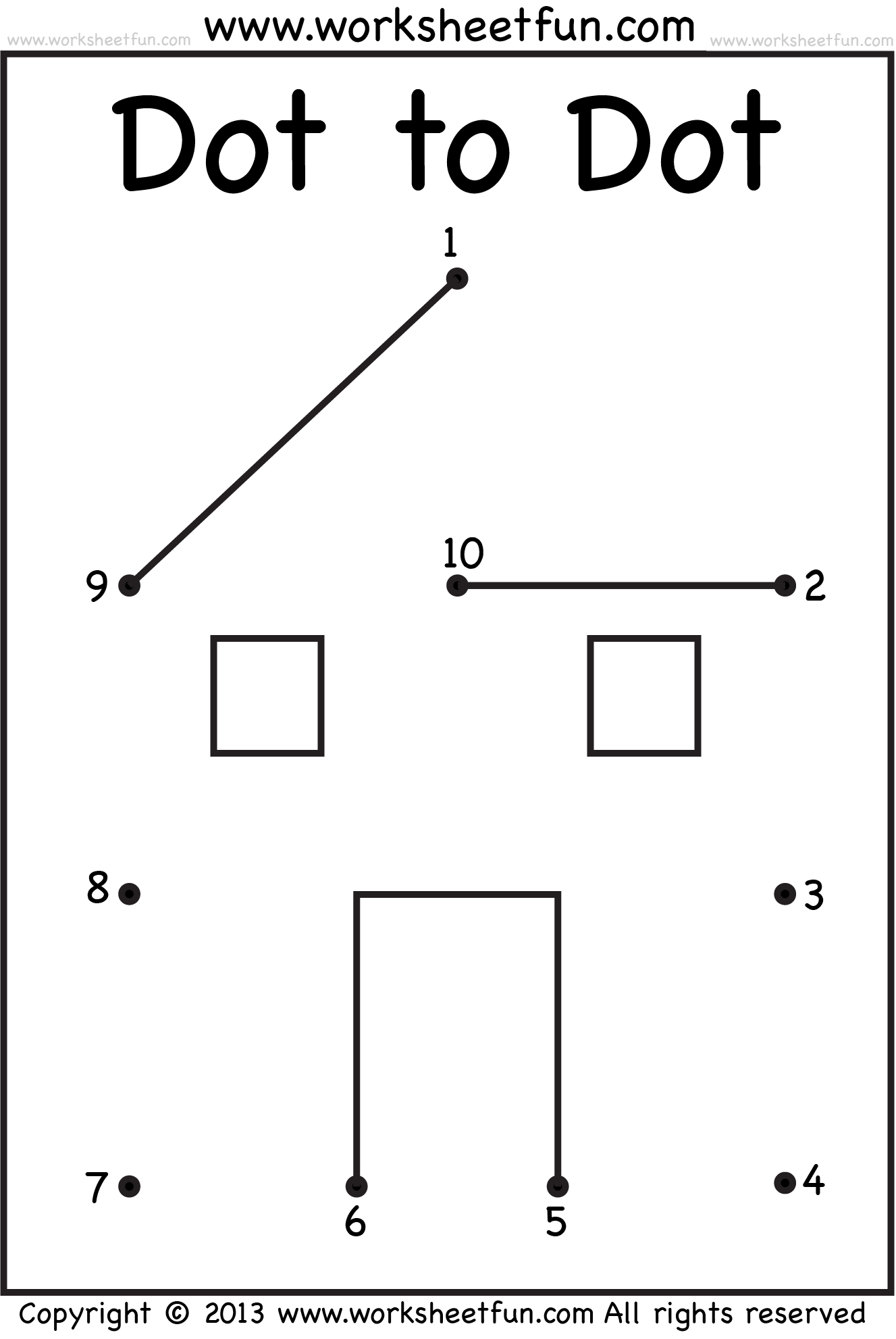 20 Join The Dots Worksheets For Kids Math