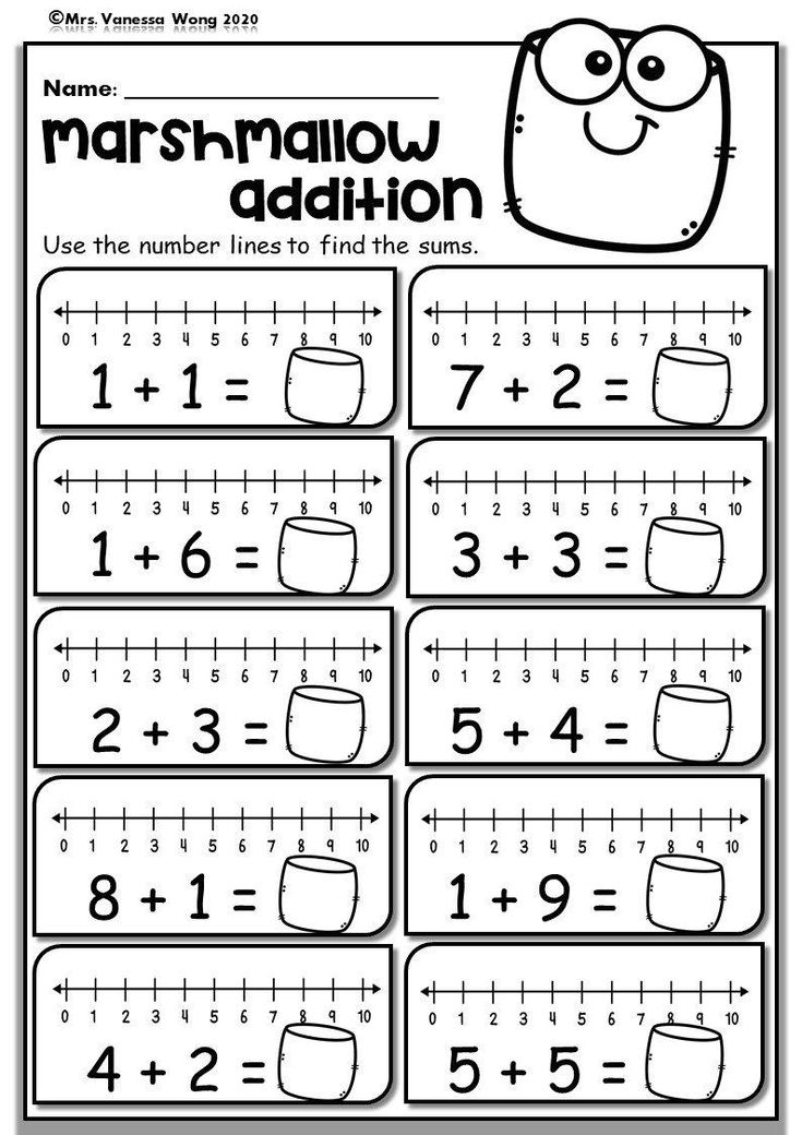 20 Math For Kids Worksheets Kindergarten Printable