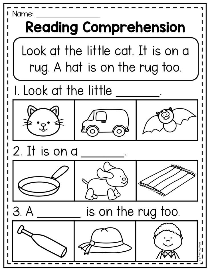 20 Printable Kindergarten Reading Worksheets