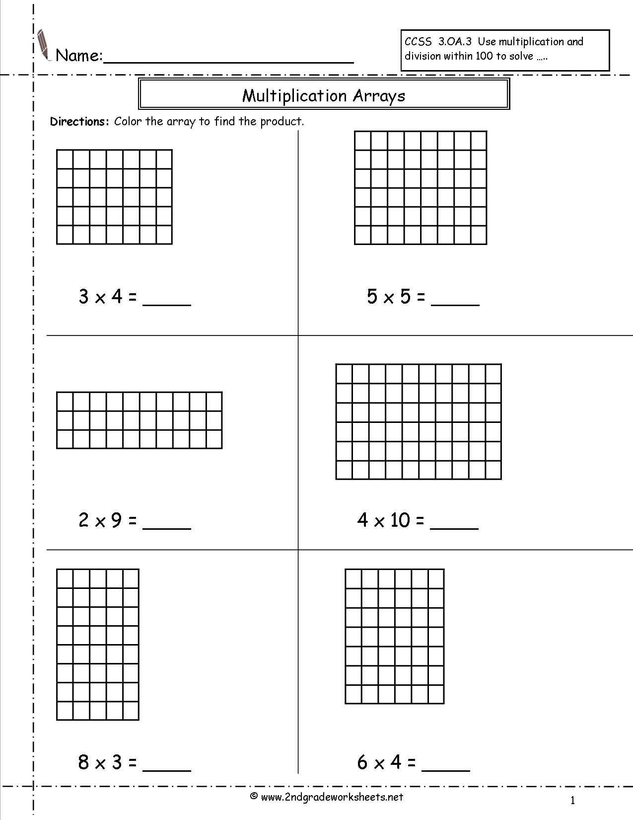 20 Printable Multiplication Worksheets 3Rd Grade