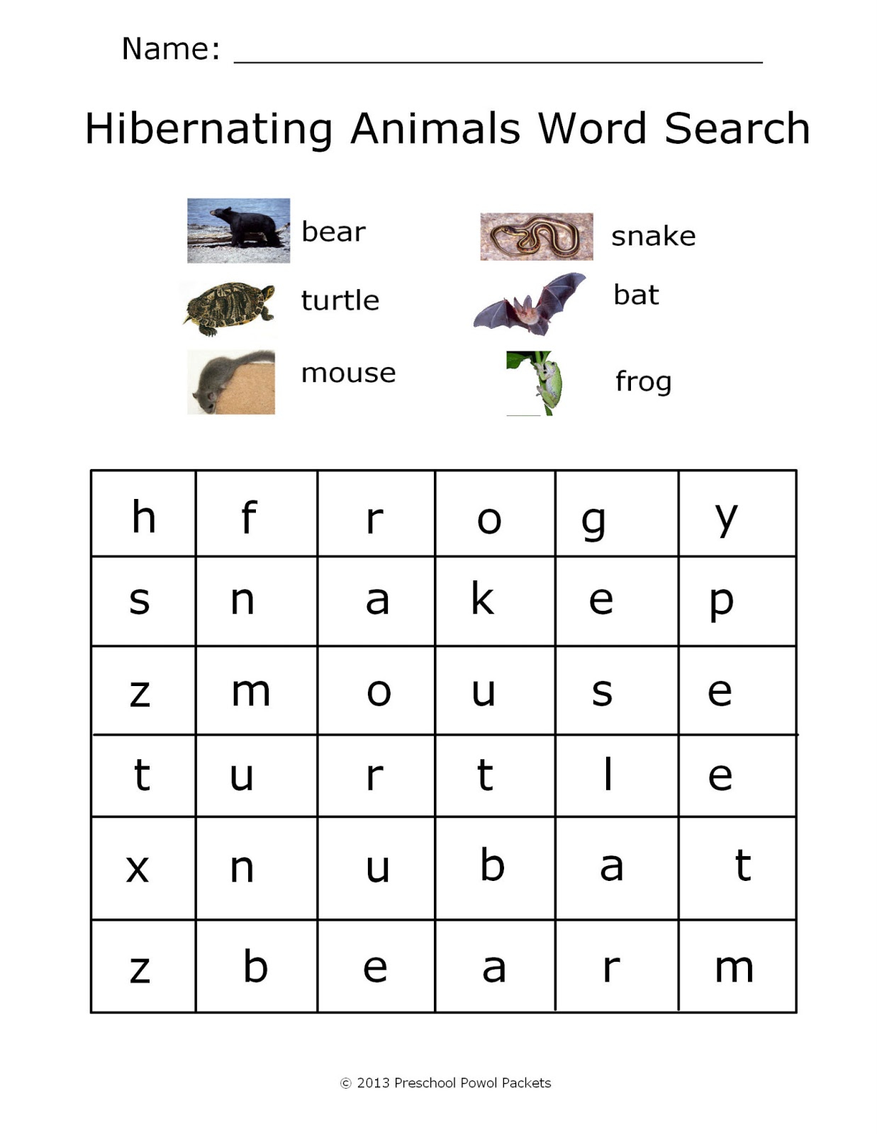 20 Word Search Worksheets For Kindergarten