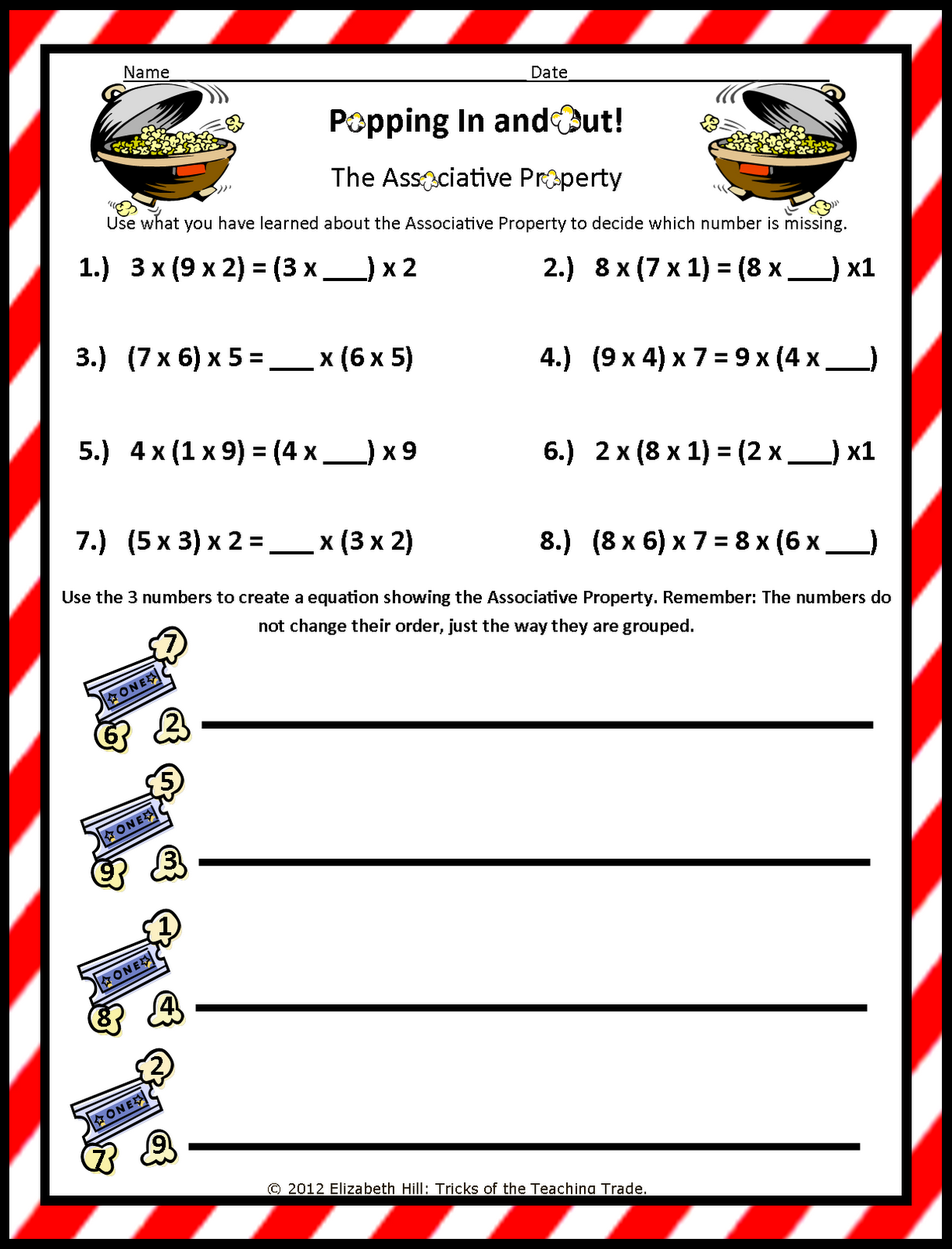 30 Associative Property Of Multiplication 3Rd Grade Worksheets