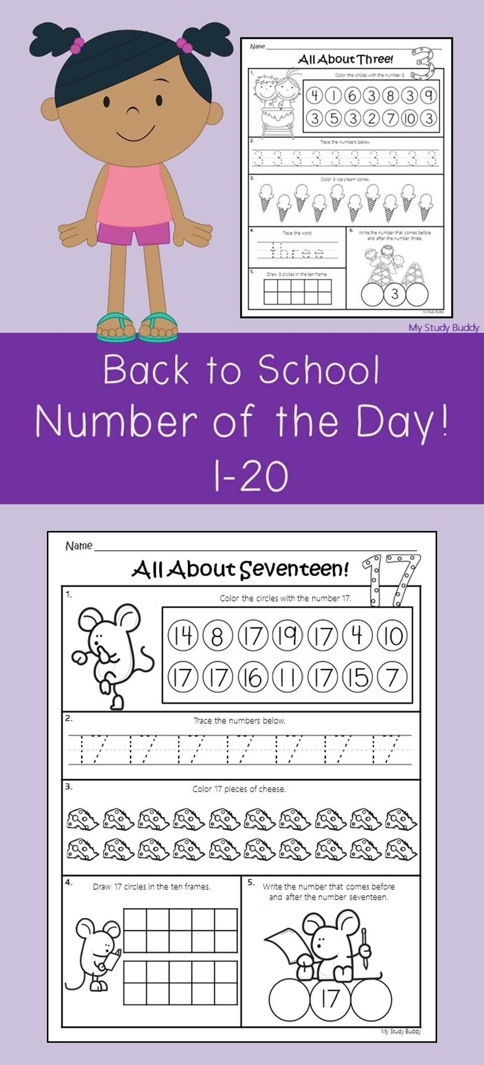 30 Back To School Math Worksheets For Preschool