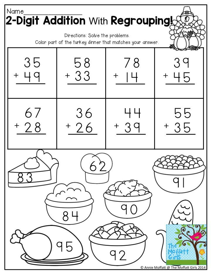 30 Color Addition Worksheets 2Nd