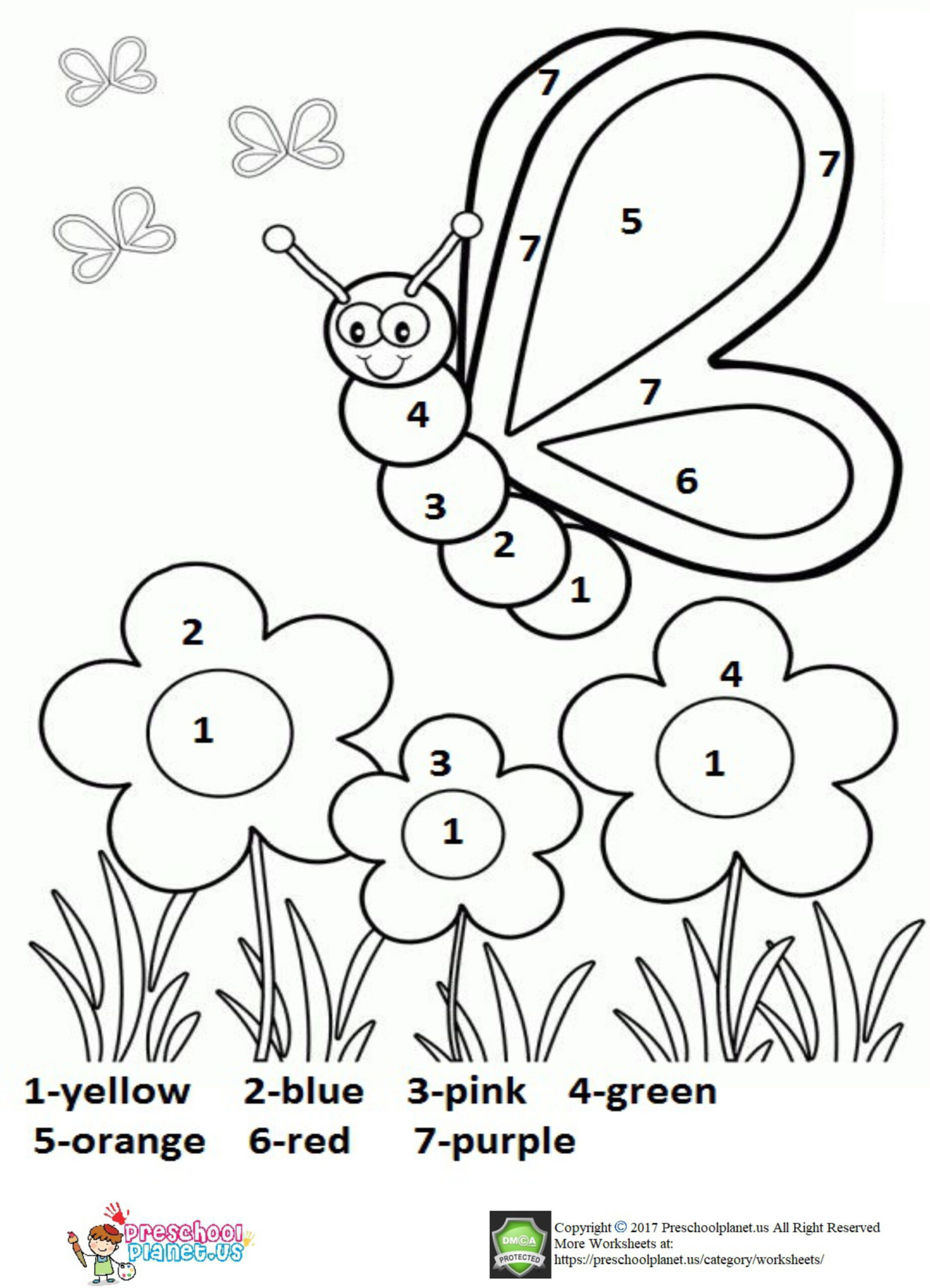 30 Coloring Worksheets For Kindergarten Animals