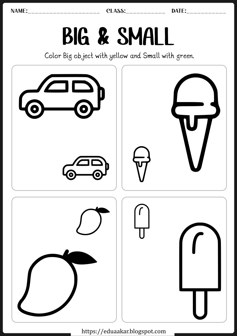 30 English Worksheets For Kindergarten Black And White