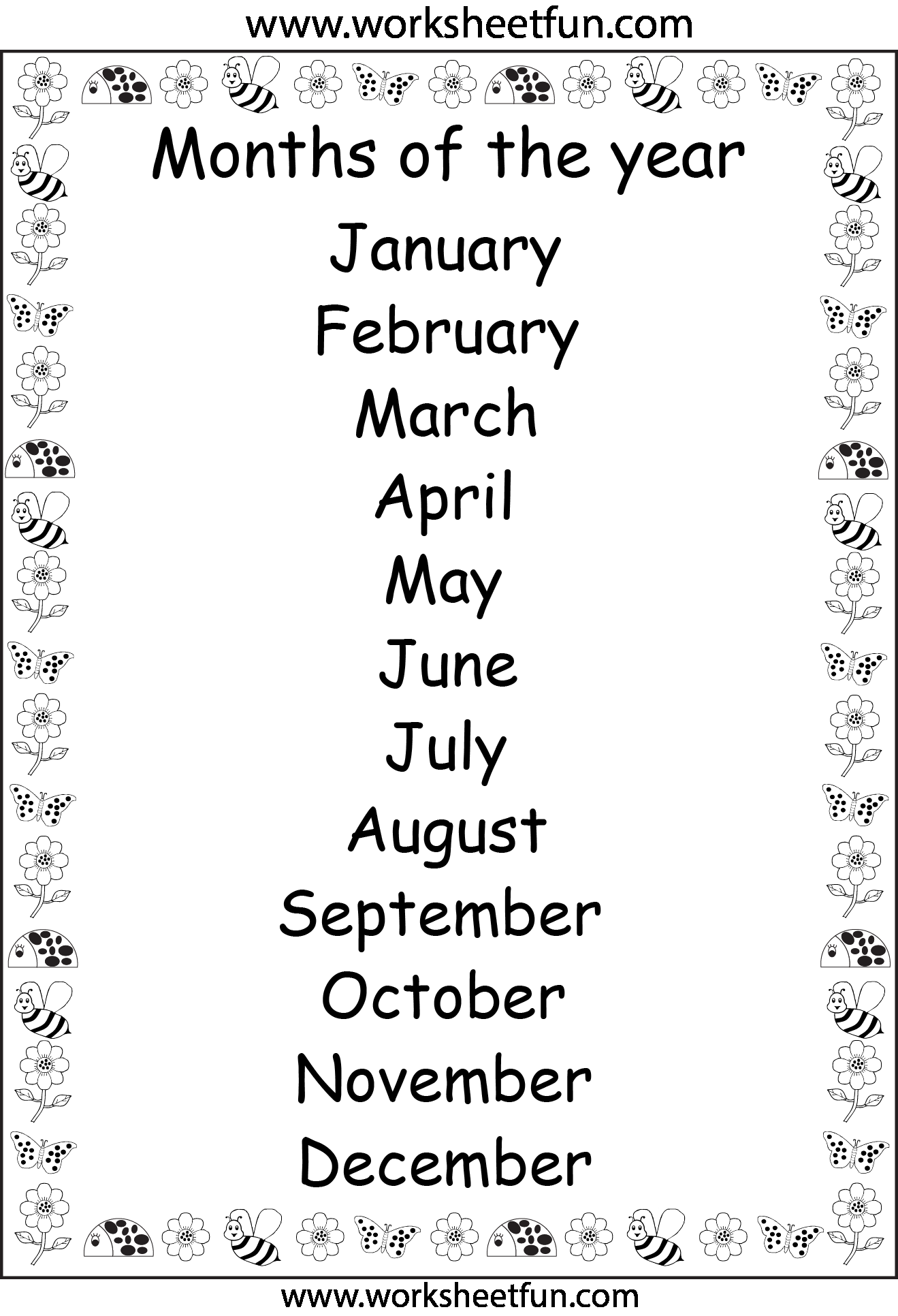 30 Free Calendar Worksheets Kindergarten