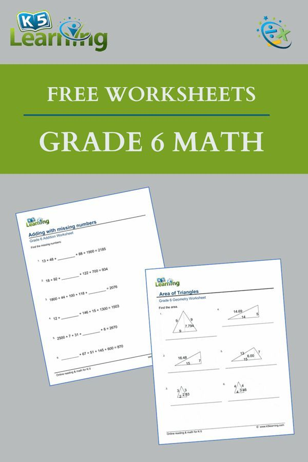 30 Grade 6 Math Worksheets Term 3