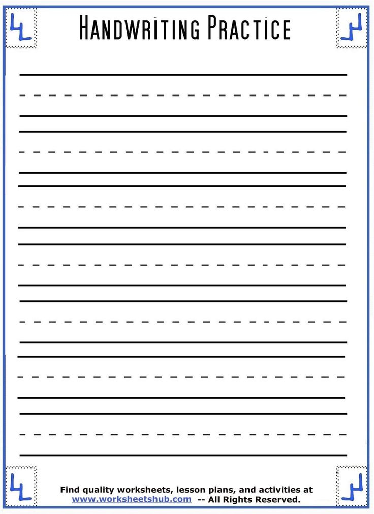 30 Handwriting Worksheets Free Printable 2Nd Grade