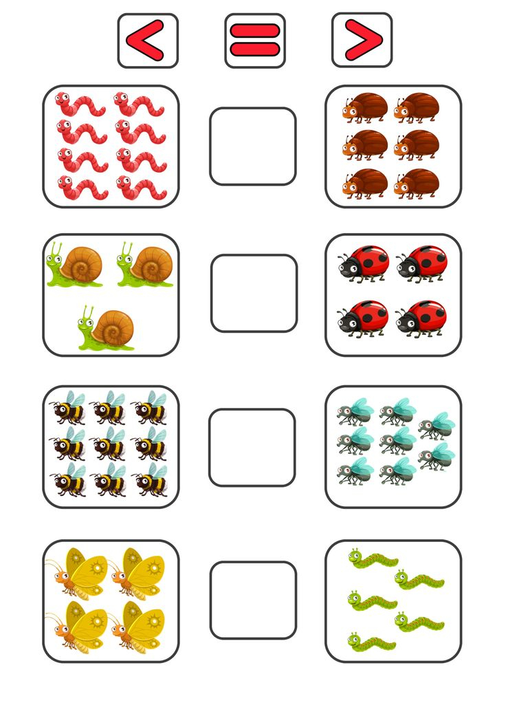 30 Insect Math Worksheets For Preschool