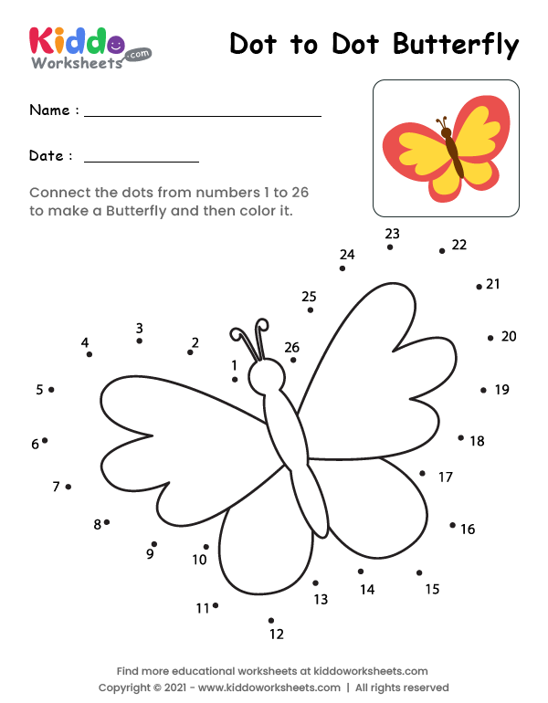 30 Join The Dots Worksheets For Kids Math