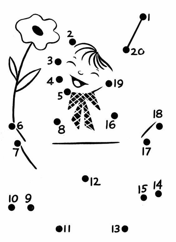 30 Join The Dots Worksheets For Kids Math