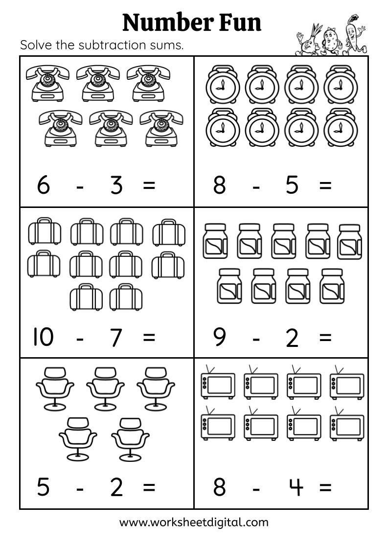 30 Math For Kids Worksheets Kindergarten Printable