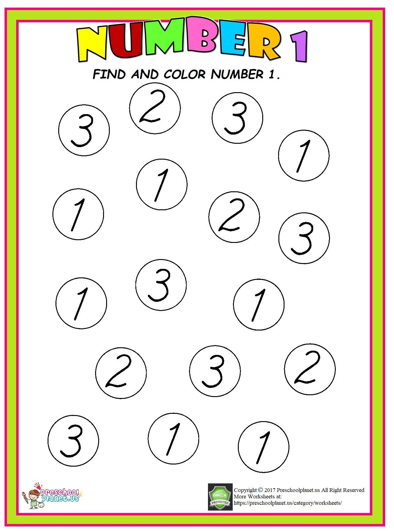 30 Numbers Worksheets Kindergarten Activities