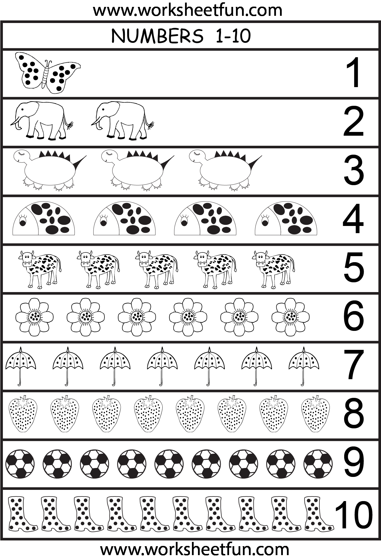 30 Numbers Worksheets Kindergarten Activities