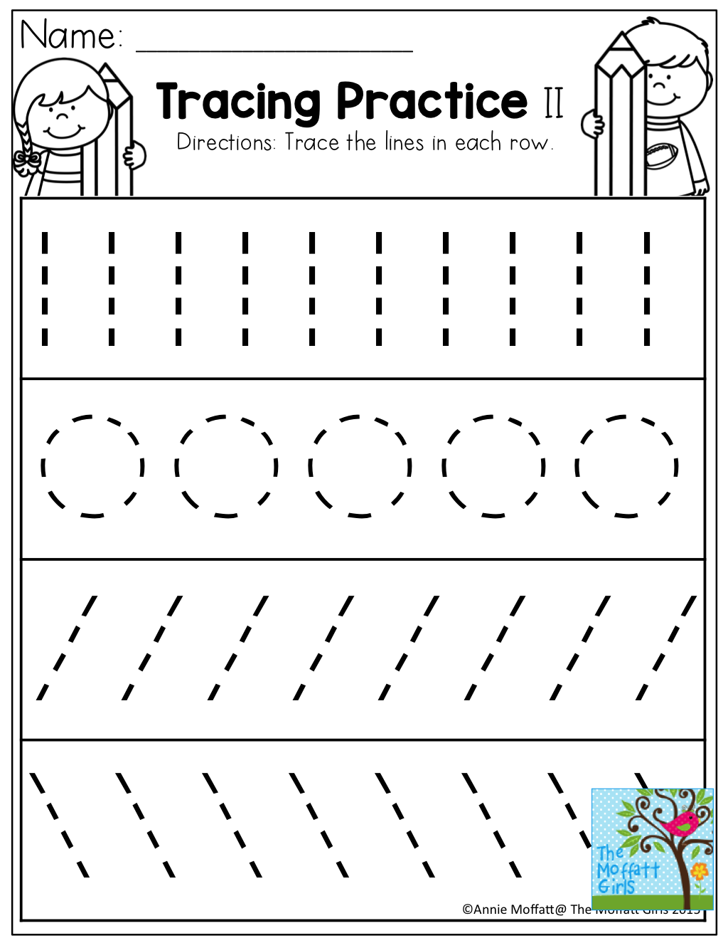 30 Worksheets For Preschool Kindergarten To Trace Shapes, Colors