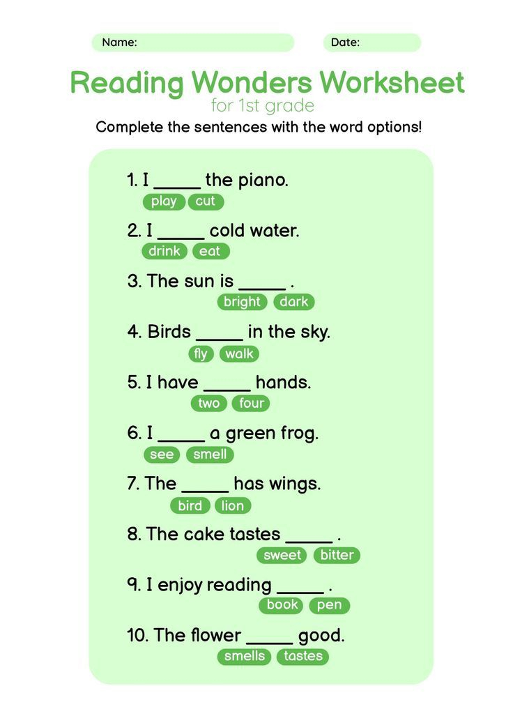 35 1St Grade Worksheets Cbse