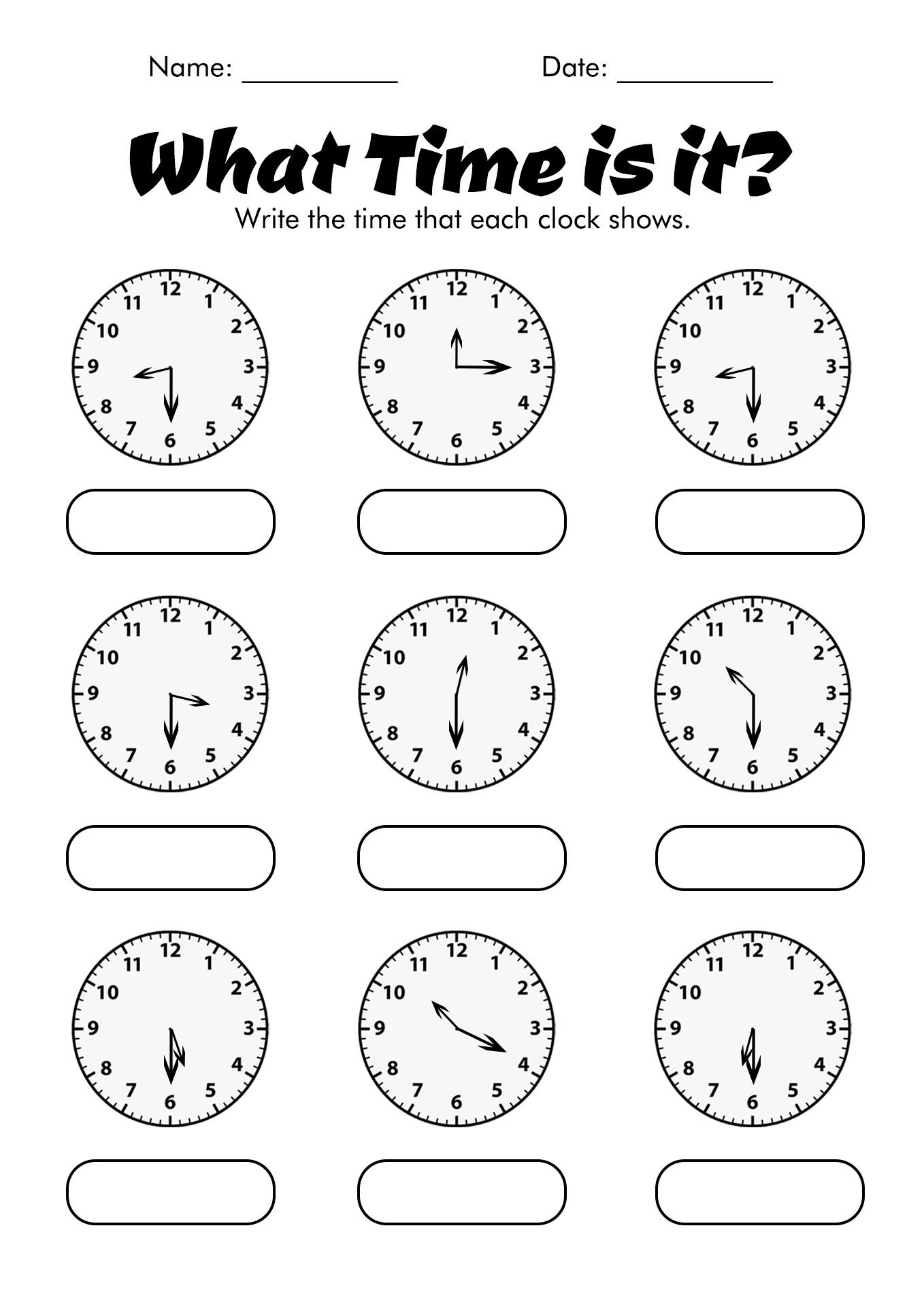 35 2Nd Grade Time Worksheets Free