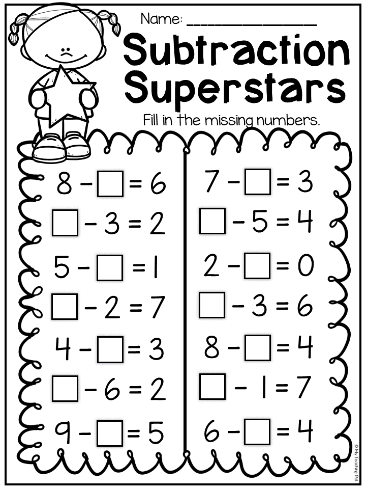 35 Addition And Subtraction Worksheets 0-10