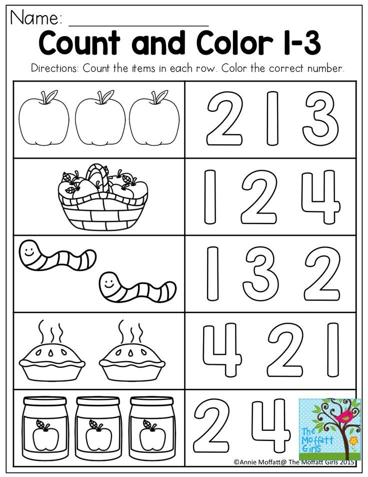 35 Back To School Math Worksheets For Preschool