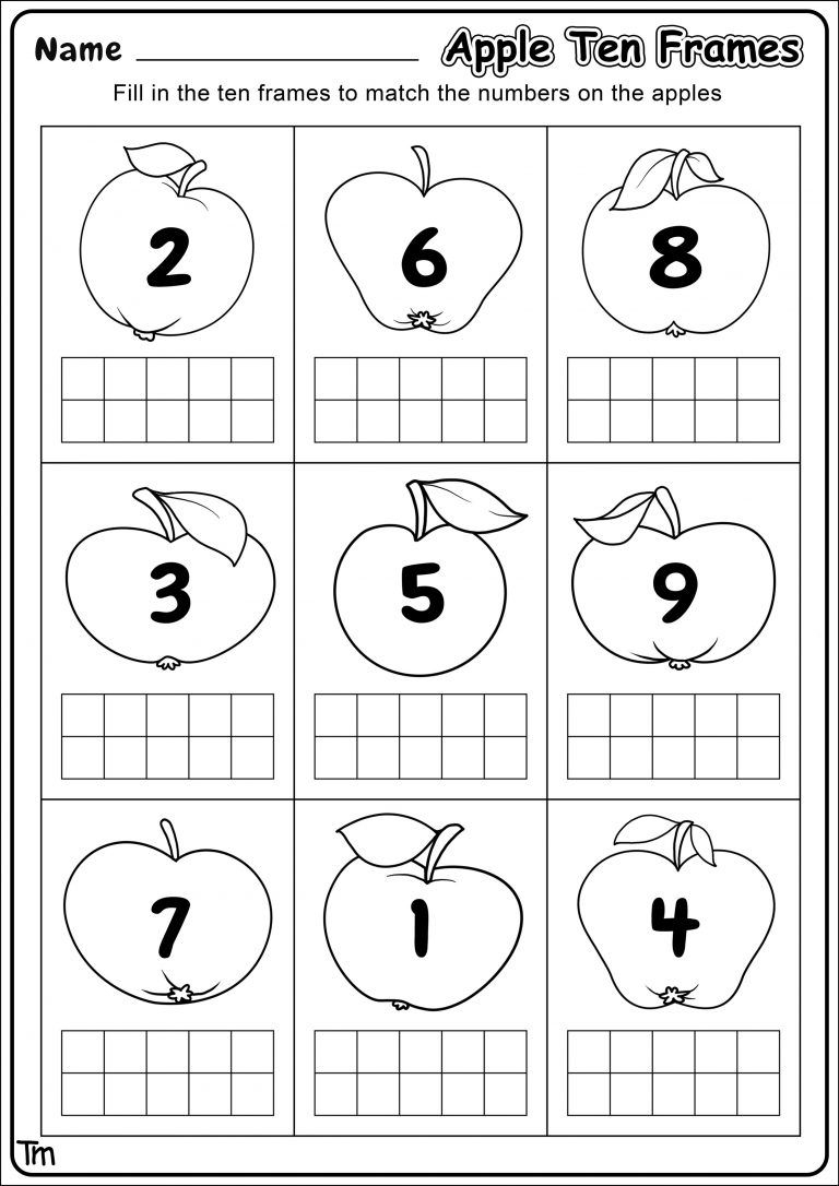 35 Back To School Math Worksheets For Preschool