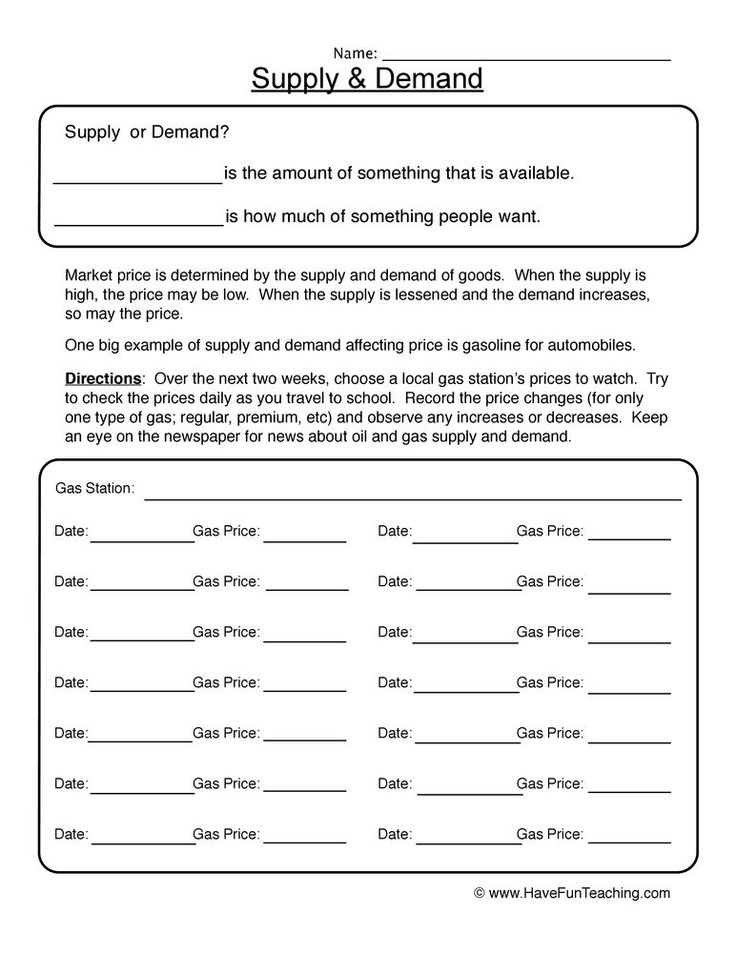 35 Economics Worksheets For 2Nd Grade