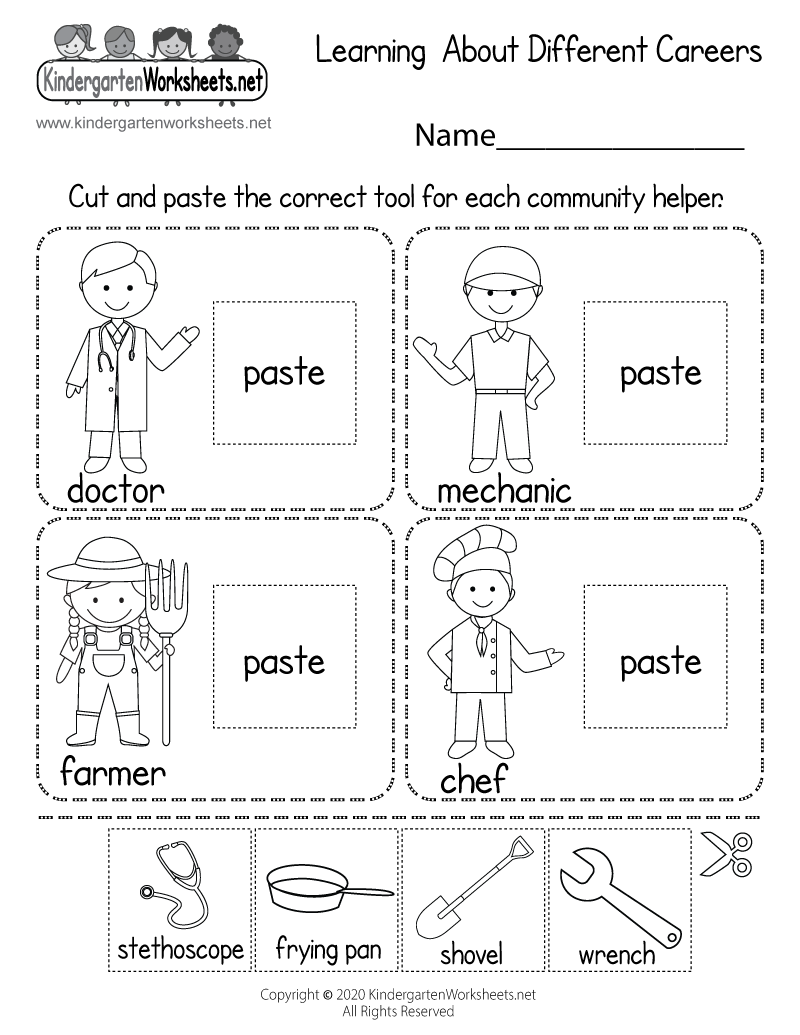 35 English Worksheets For Kindergarten Black And White