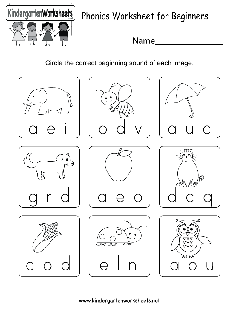 35 English Worksheets For Kindergarten Black And White