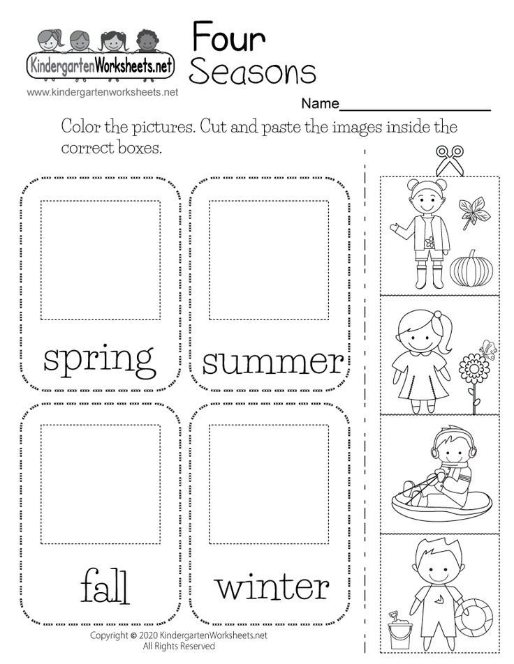 35 English Worksheets For Kindergarten Black And White