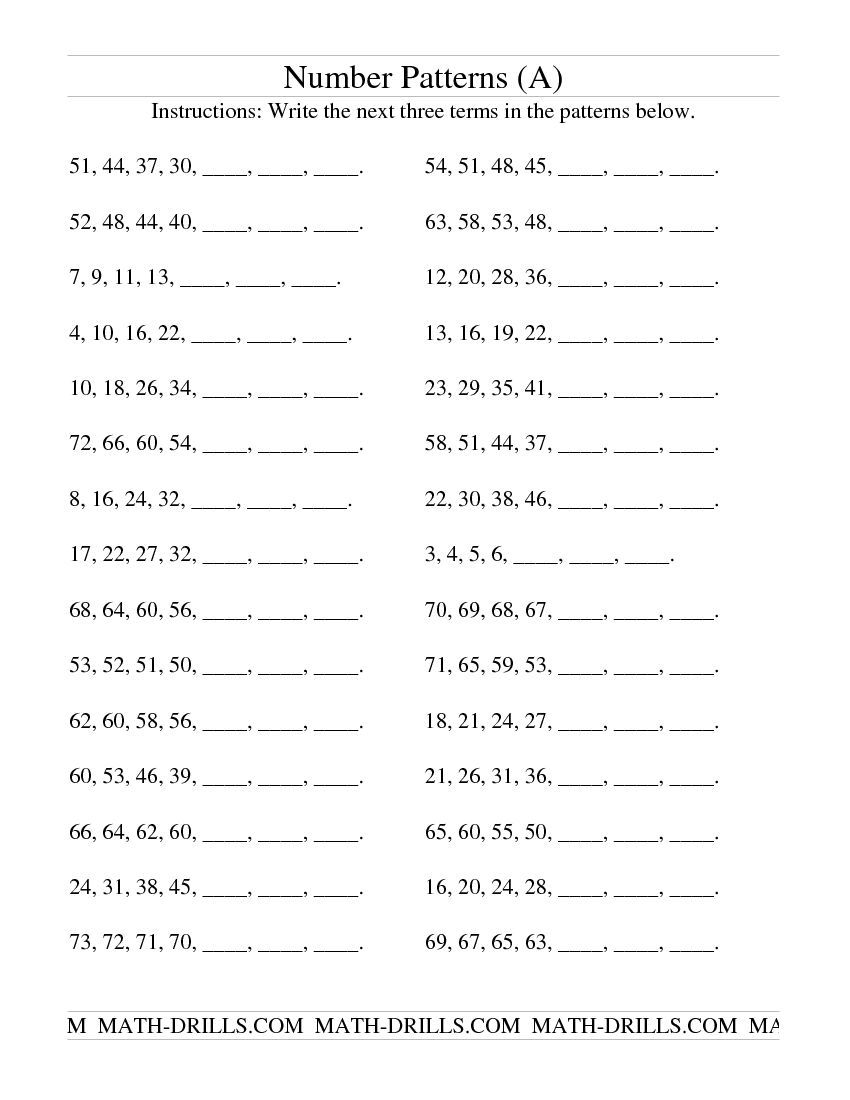 35 Grade 6 Math Worksheets Term 3