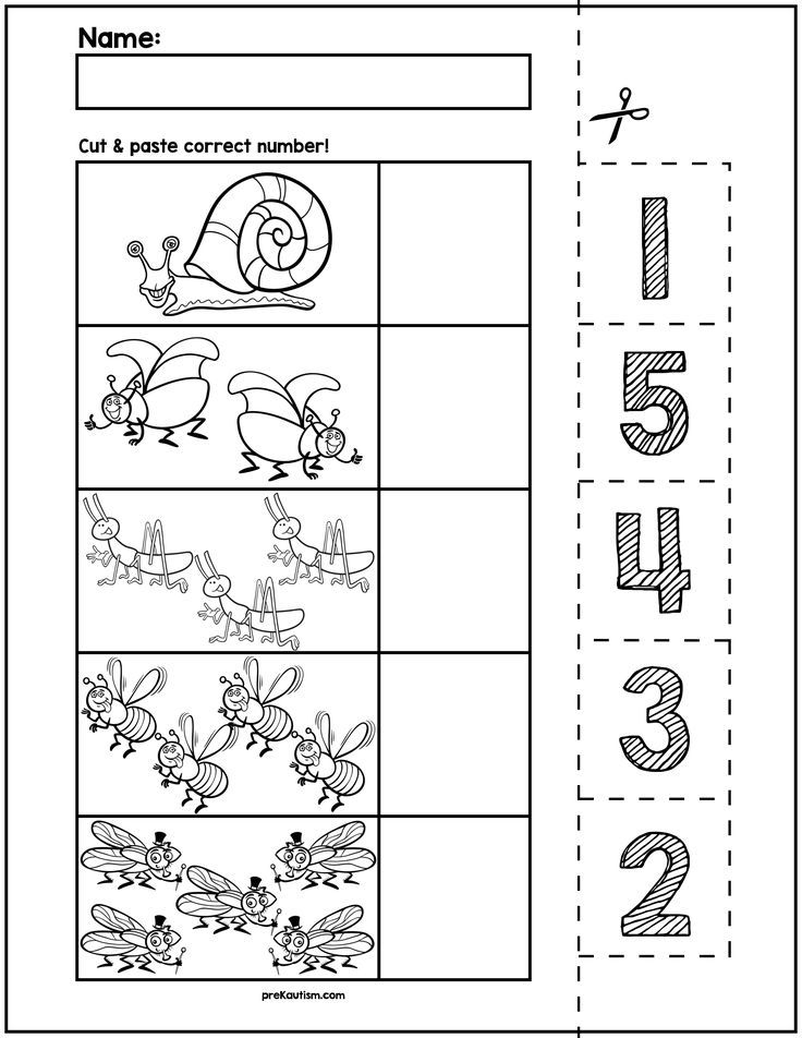 35 Insect Math Worksheets For Preschool